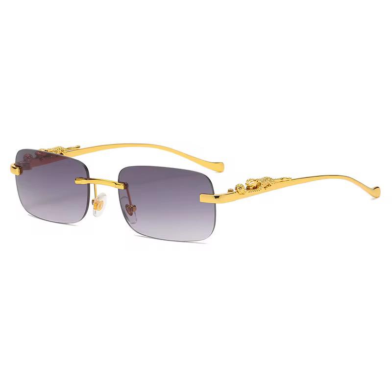 Lunettes de soleil vintage rectangulaires