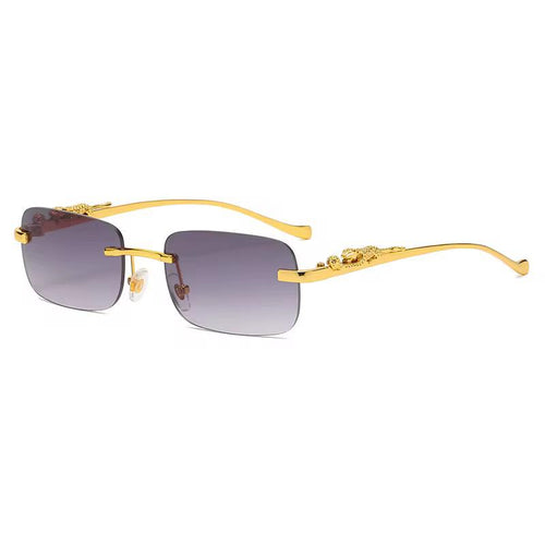 Lunettes de soleil vintage rectangulaires