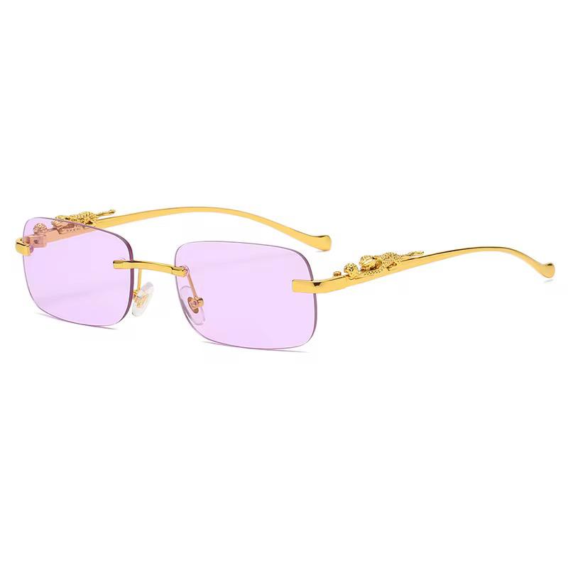 Lunettes de soleil vintage rectangulaires