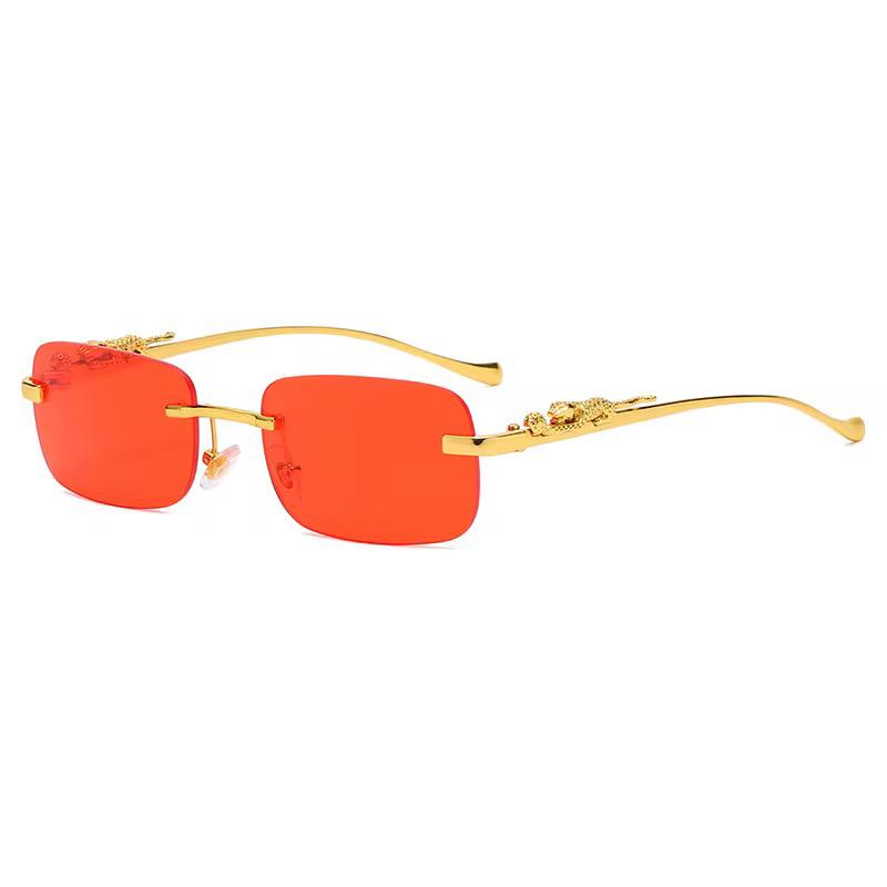 Lunettes de soleil vintage rectangulaires